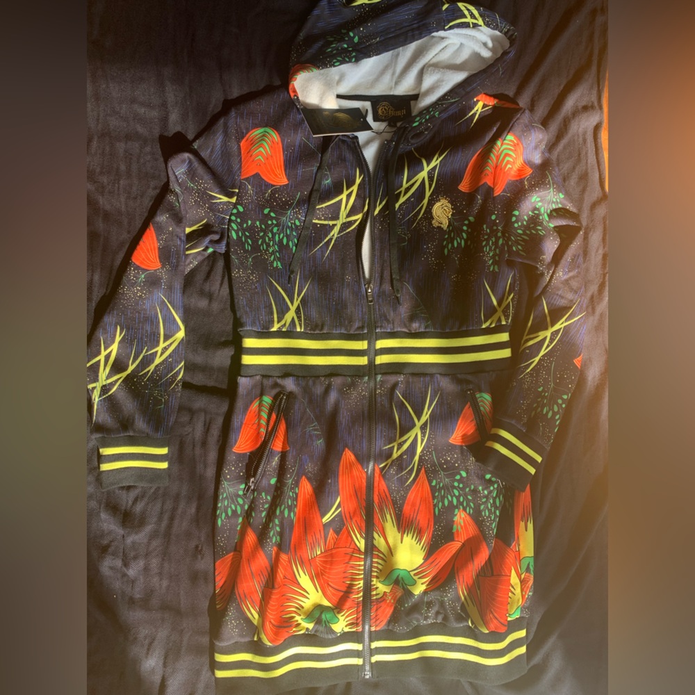 Monifa Hooded sweatshirt dress